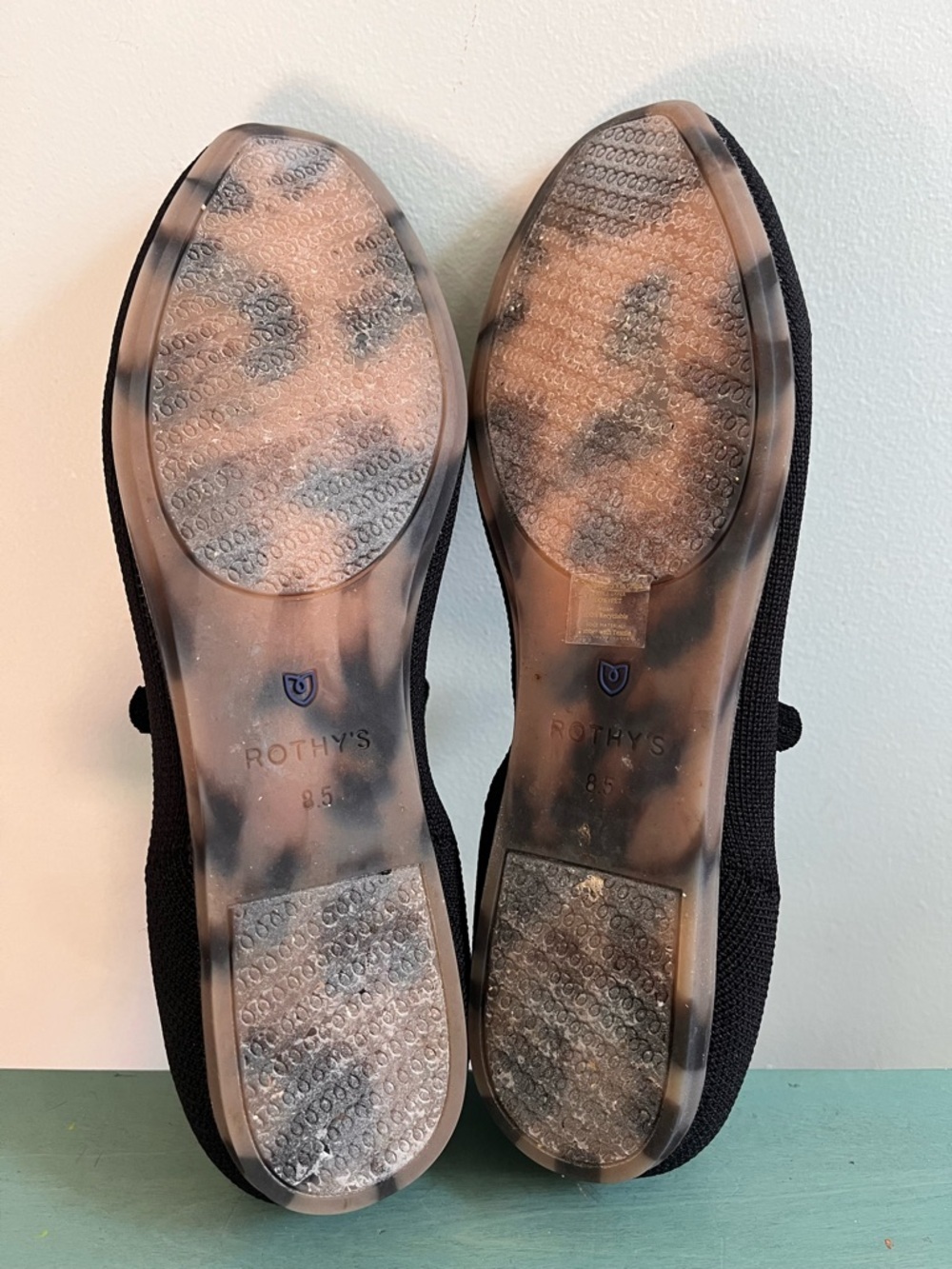 Rothy’s EUC women’s 8.5 The Square Black Mary Jane Flats - Picture 6 of 13